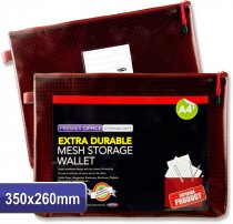 PREMTO A4+ EXTRA DURABLE MESH WALLET - RHUBARB