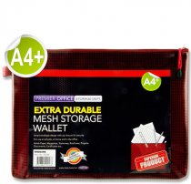 PREMTO A4+ EXTRA DURABLE MESH WALLET - RHUBARB