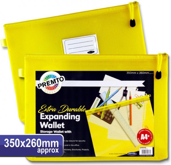 PREMTO A4+ EXTRA DURABLE MESH WALLET - SUNSHINE