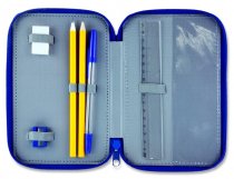 STUDENT SOLUTIONS DOUBLE DECKER 25pce FILLED PENCIL POUCH - SKATEBOARD