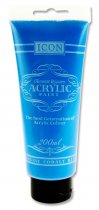 ICON ACRYLIC PAINT 200ml - GENUINE COBALT BLUE