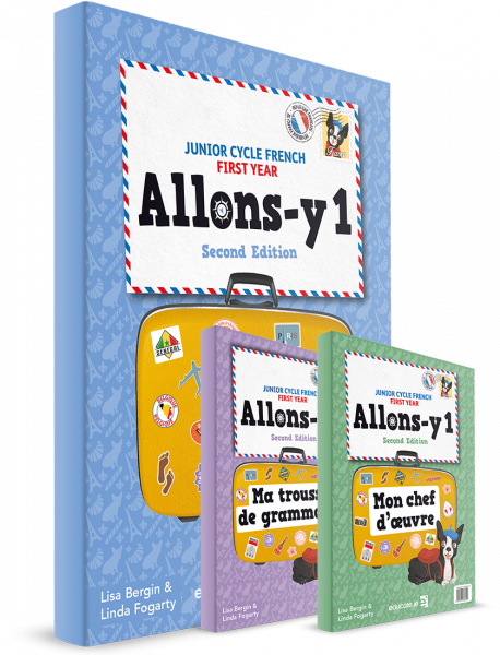 Allons yr1 2nd edition textbook, mon chef d'oeuvre/ ma trousse de grammaire & lexique