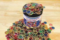 METAL COUNTING CHIPS TUB