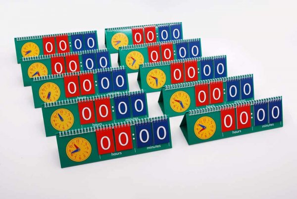 TELL TIME FLIP CHART - STUDENT