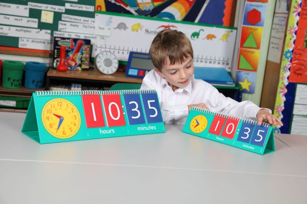 TELL TIME FLIP CHART - TEACHER
