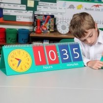 TELL TIME FLIP CHART - TEACHER