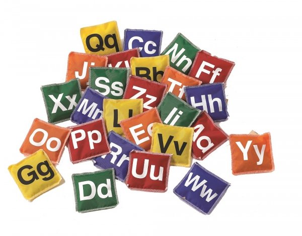 ALPHABET BEAN BAGS
