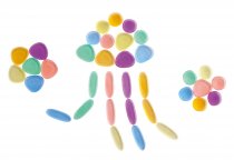 CLEAR JUNIOR RAINBOW PEBBLES