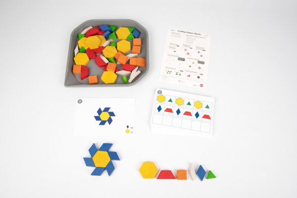 FUN PLAY WOODEN PATTERN BLOCKS