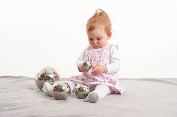 SENSORY REFLECTIVE SILVER BALLS- End OF Line Sale