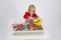 CLEAR SAND AND WATER TRAY