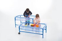 CLEAR WATER TRAY AND STAND