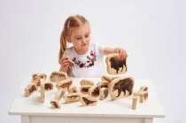 WOODEN FOREST ANIMAL BLOCKS