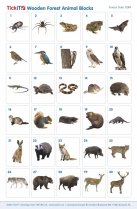 WOODEN FOREST ANIMAL BLOCKS