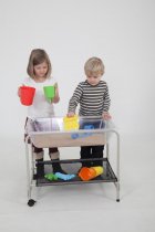 CLEAR SAND & WATER TRAY WITH STAND