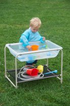 CLEAR SAND & WATER TRAY WITH STAND