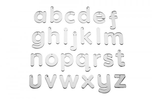 MIRROR LETTERS LOWER CASE 70mm