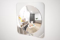 ACRYLIC MIRROR PANEL - LARGE SINGLE DOME