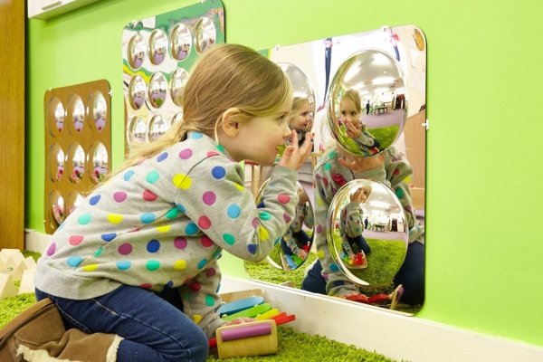 ACRYLIC MIRROR PANEL - LARGE 4-DOME