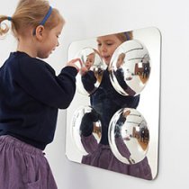 ACRYLIC MIRROR PANEL - LARGE 4-DOME
