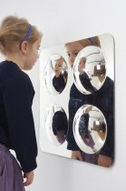 ACRYLIC MIRROR PANEL - LARGE 4-DOME