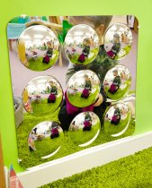 ACRYLIC MIRROR PANEL - LARGE 9-DOME