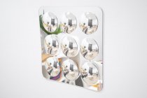 ACRYLIC MIRROR PANEL - LARGE 9-DOME
