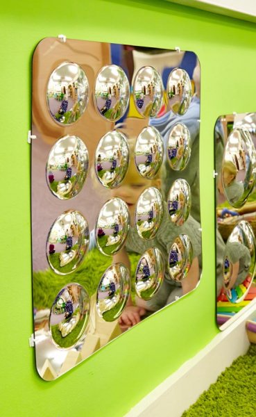 ACRYLIC MIRROR PANEL - LARGE 16-DOME