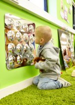 ACRYLIC MIRROR PANEL - LARGE 16-DOME