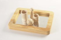WOOD EFFECT SOFTIE MIRROR TRAY