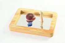 WOOD EFFECT SOFTIE MIRROR TRAY