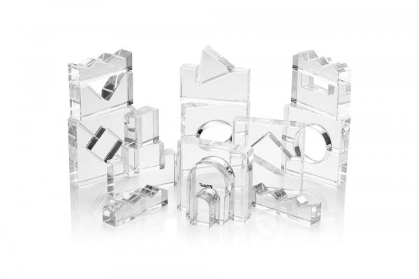 CLEAR CRYSTAL BLOCK SET