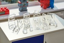 CLEAR CRYSTAL BLOCK SET