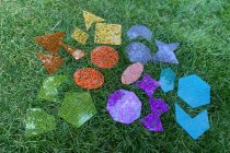 RAINBOW GLITTER SHAPES