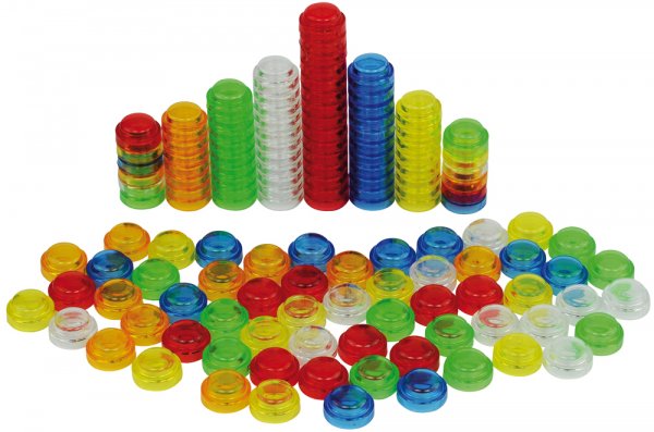 TRANSLUCENT STACKABLE COUNTERS