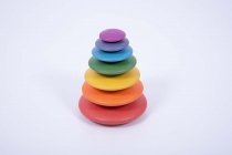 RAINBOW WOODEN BUTTONS