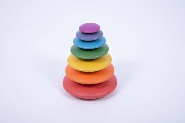 RAINBOW WOODEN BUTTONS
