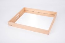 WOODEN MIRROR TRAY