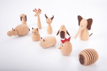 WOODEN ANIMAL FRIENDS