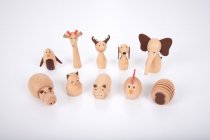 WOODEN ANIMAL FRIENDS