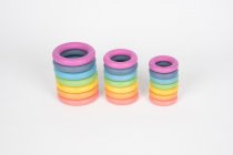 RAINBOW WOODEN RINGS