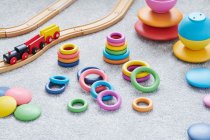 RAINBOW WOODEN RINGS