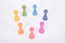 RAINBOW WOODEN FIGURES