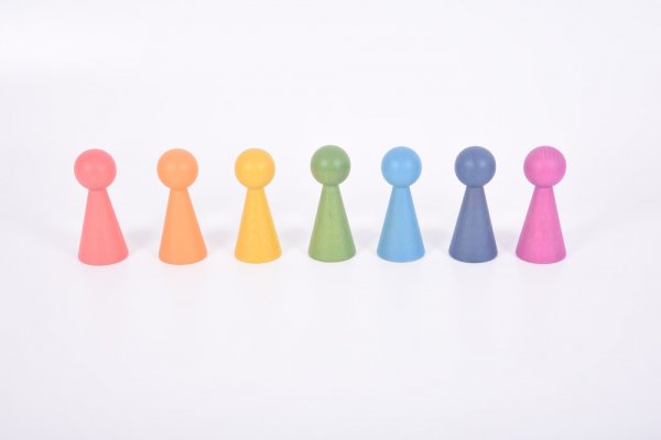 RAINBOW WOODEN FIGURES