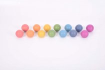 RAINBOW WOODEN BALLS