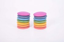RAINBOW WOODEN DISCS