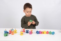 RAINBOW WOODEN NUTS & BOLTS