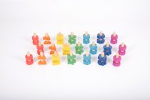 RAINBOW WOODEN NUTS & BOLTS
