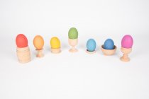 RAINBOW WOODEN EGGS
