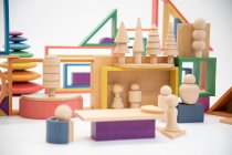 WOODEN COMMUNITY FIGURES- ON SALE END OF LINE